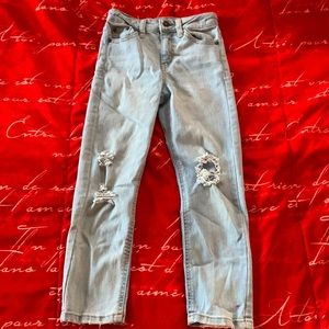 Girls size 6 art class ripped jeans